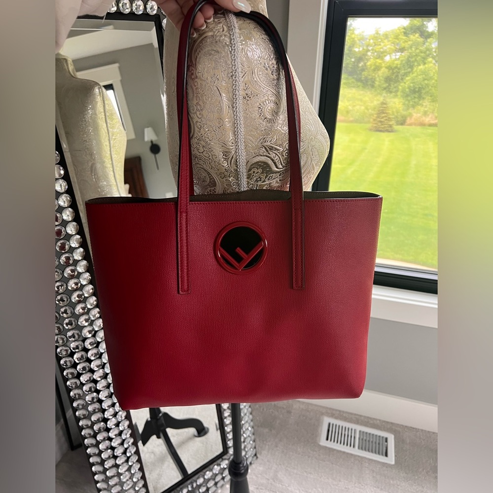 Fendi Logo Shopper Tote - Picture 3 of 15